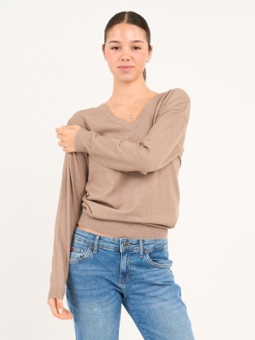 Lee Cooper - Pulover dama cu maneca lunga de culoare uniforma - Img 6
