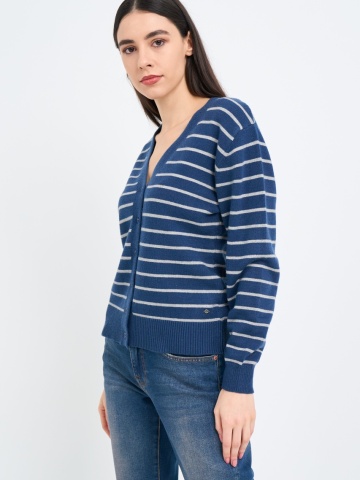 Lee Cooper - Pulover dama cu model in dungi - Img 3