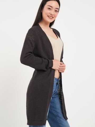 Lee Cooper - Pulover dama tip cardigan cu model - Img 4