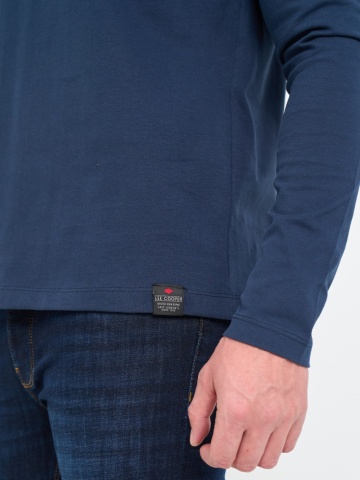 Lee Cooper - Tricou barbat cu maneca lunga cu imprimeu logo - Img 3