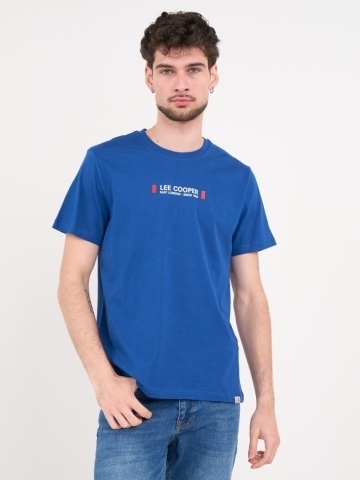 Lee Cooper - Tricou barbat cu maneca scurta si detalii logo