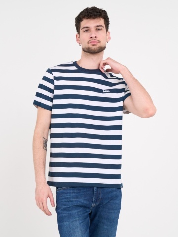 Lee Cooper - Tricou barbat cu maneca scurta si dungi