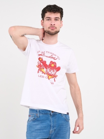 Lee Cooper - Tricou barbat cu maneca scurta si imprimeu - Img 5