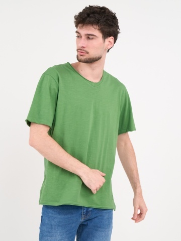 Lee Cooper - Tricou barbat de culoare uniforma cu detalii - Img 6