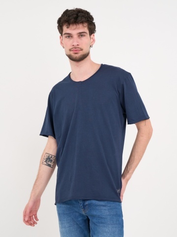 Lee Cooper - Tricou barbat de culoare uniforma cu detalii