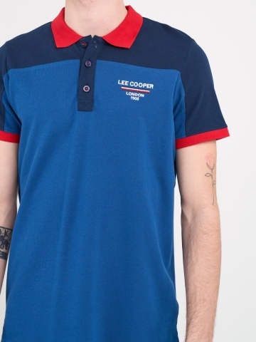 Lee Cooper - Tricou barbat polo cu detalii logo - Img 4