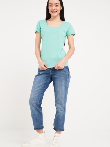 Lee Cooper - Tricou dama cu maneca scurta de culoare uniforma - Img 7