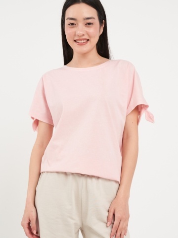 Lee Cooper - Tricou dama cu maneca scurta de culoare uniforma - Img 5