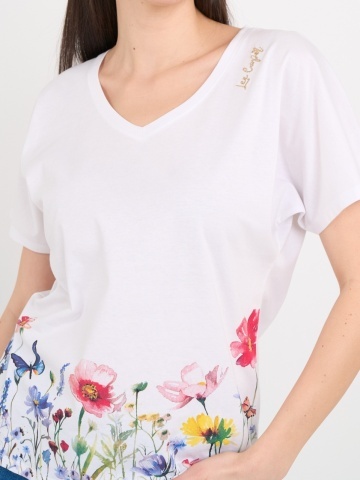 Lee Cooper - Tricou dama cu maneca scurta si detalii grafice - Img 4