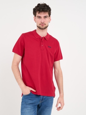 Lee Cooper - Tricou polo barbat de culoare uniforma