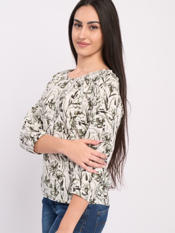 Timeout - Camasa cu maneca lunga dama cu model floral - Img 5