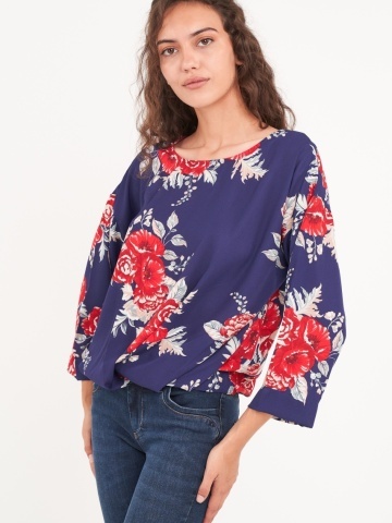 Timeout - Camasa dama maneca scurta cu imprimeu floral - Img 6