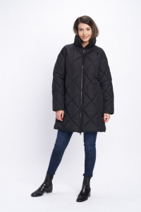 Timeout - Jacheta dama oversize cu guler inalt