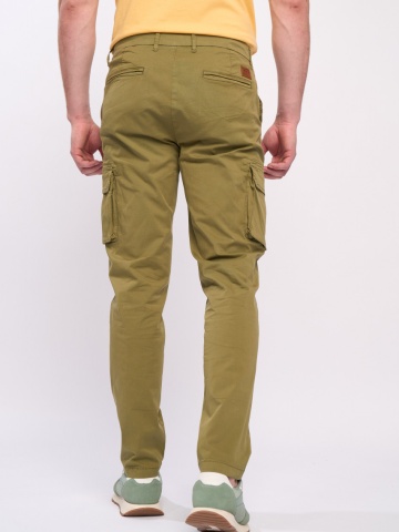 Timeout - Pantaloni cargo barbati de culoare uniforma - Img 5