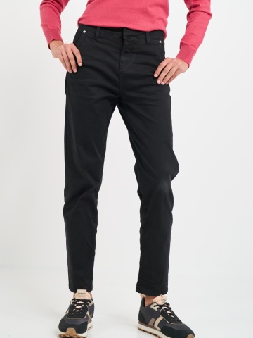 Timeout - Pantaloni dama de culoare inchisa cu buzunare oblice - Img 6