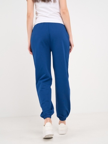 Timeout - Pantaloni sport dama cu buzunare de culoare uniforma - Img 2