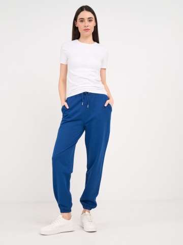 Timeout - Pantaloni sport dama cu buzunare de culoare uniforma - Img 11