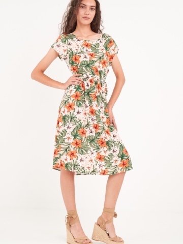 Timeout - Rochie dama cu imprimeu floral - Img 6