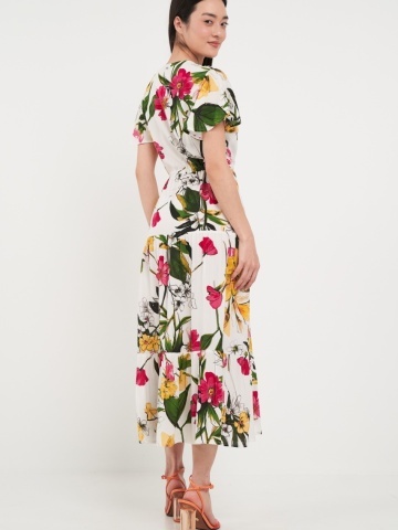 Timeout - Rochie dama cu imprimeu floral - Img 2