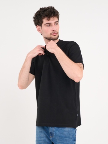 Timeout - Tricou barbat polo de culoare uniforma cu logo - Img 6