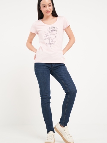 Timeout - Tricou dama cu maneca scurta si imprimeu grafic - Img 7