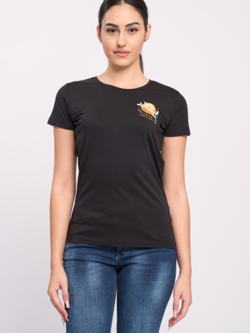 Timeout - Tricou dama cu maneca scurta si imprimeu mesaj - Img 5