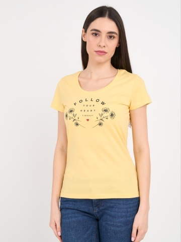 Timeout - Tricou dama cu maneca scurta si imprimeu text - Img 4