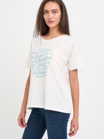 Timeout - Tricou dama cu maneca scurta si text grafic - Img 6