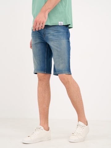 Kenvelo - Bermude barbat din denim cu aspect usor decolorat - Img 7