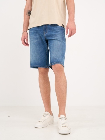 Kenvelo - Bermude barbat din denim cu buzunare oblice