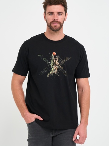 Kenvelo - Tricou barbat cu imprimeu astronaut