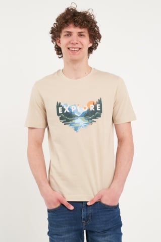 Kenvelo - Tricou barbat cu imprimeu