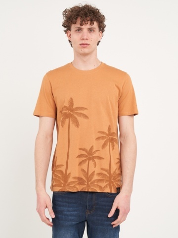 Kenvelo - Tricou barbat cu maneca scurta si imprimeu grafic