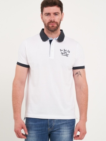 Kenvelo - Tricou barbat polo cu detalii logo
