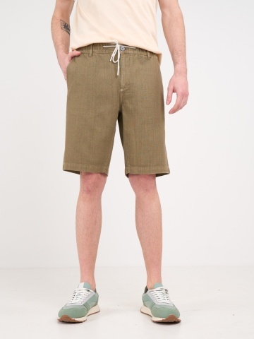 Lee Cooper - Bermude barbat de culoare uniforma cu buzunare - Img 3