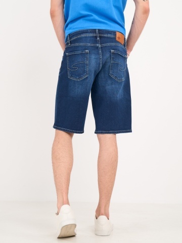 Lee Cooper - Bermude barbat din denim de culoare inchisa - Img 5