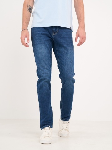 Lee Cooper - Blugi barbat slim cu aspect usor decolorat - Img 7