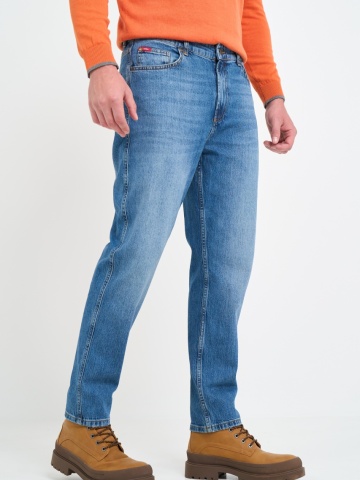 Lee Cooper - Blugi barbat super slim cu aspect decolorat - Img 6