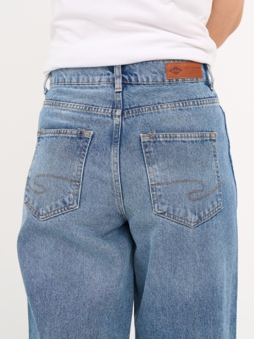 Lee Cooper - Blugi dama mom cu aspect decolorat - Img 3