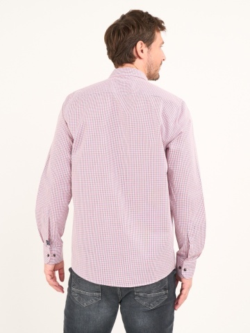 Lee Cooper - Camasa barbat cu carouri si detalii logo - Img 3