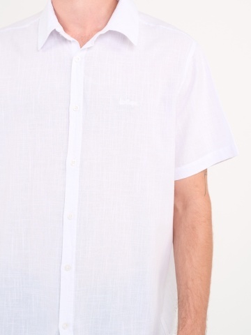 Lee Cooper - Camasa barbat cu maneca scurta regular de culoare uniforma - Img 4
