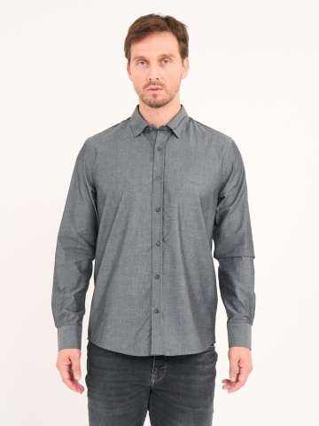 Lee Cooper - Camasa barbat maneca lunga de culoare uniforma