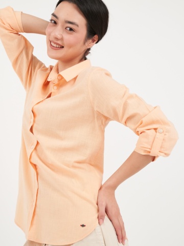 Lee Cooper - Camasa dama de culoare uniforma - Img 2