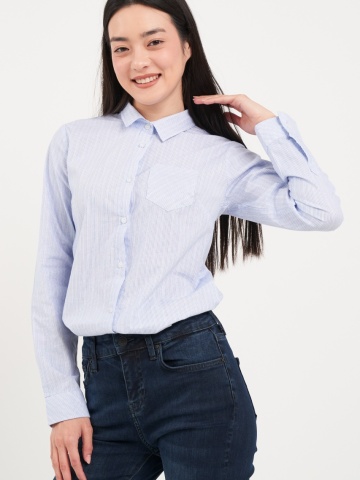 Lee Cooper - Camasa dama tip office cu buzunar aplicat - Img 5
