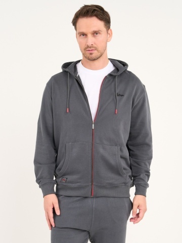 Lee Cooper - Hanorac barbat cu fermoar si detalii logo