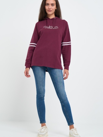 Lee Cooper - Hanorac dama cu gluga si mesaj text - Img 8