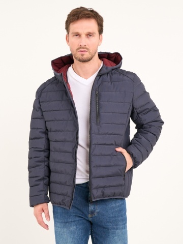 Lee Cooper - Jacheta barbat groasa cu gluga si buzunare