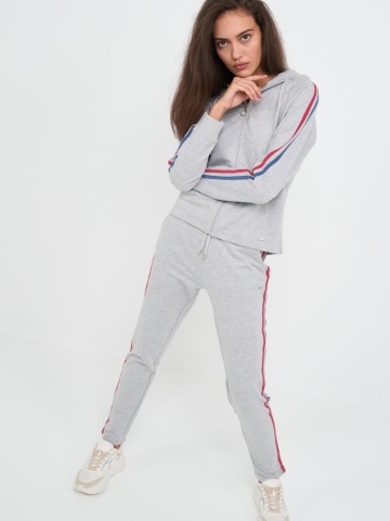 Lee Cooper - Pantaloni dama sport cu model in dungi - Img 2