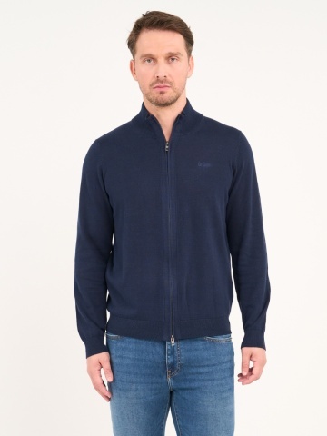 Lee Cooper - Pulover barbat cu fermoar de culoare uniforma - Img 5
