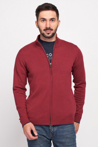 Lee Cooper - Pulover barbat cu fermoar si logo